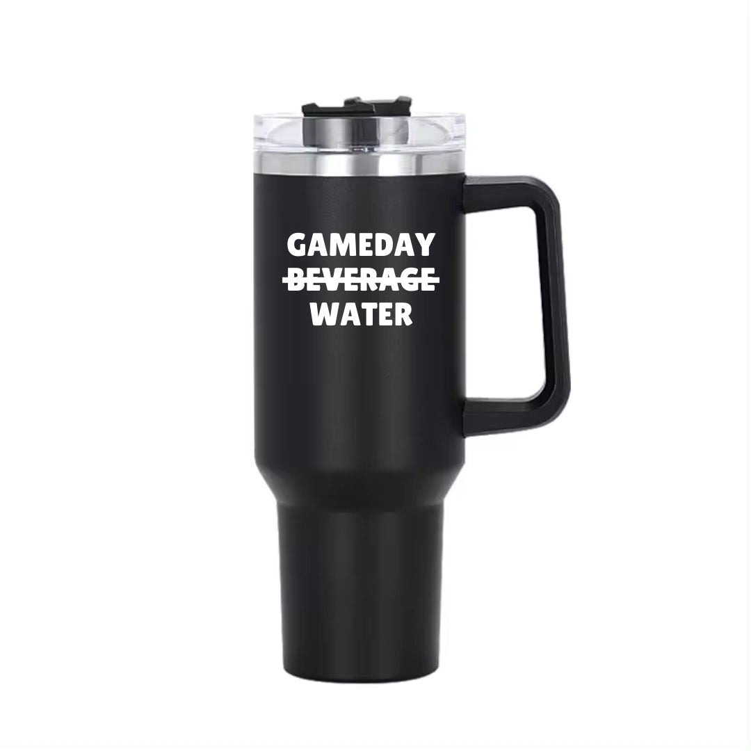 "Gameday Beverage" Insolated 40 oz Gameday Cup with Handle