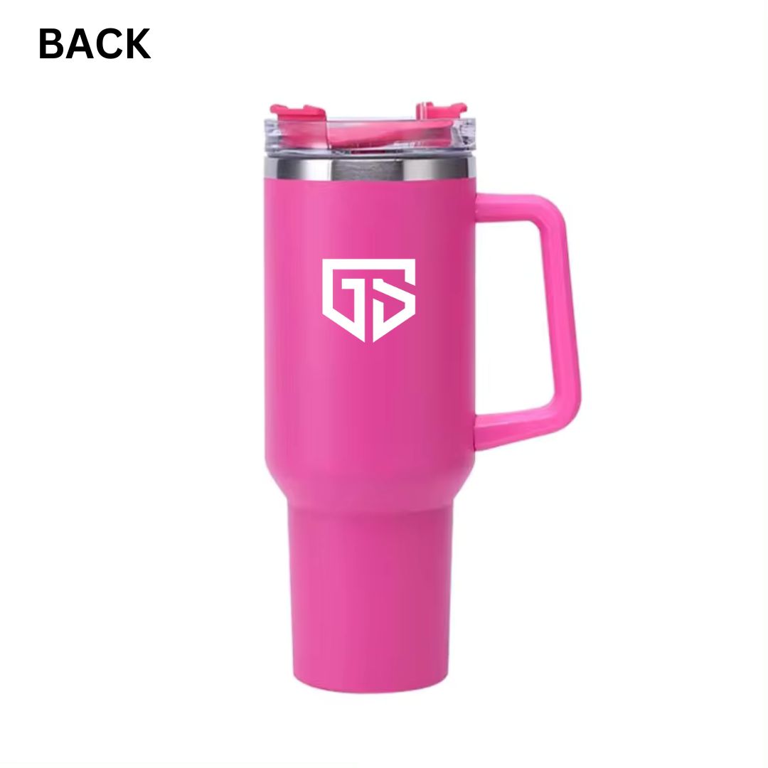 "Stay Hydrated" Insolated 40 oz Gameday Cup with Handle