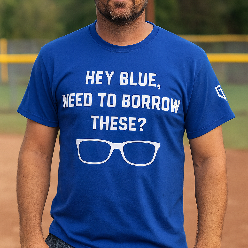"Hey Blue" Travel Ball Shirt