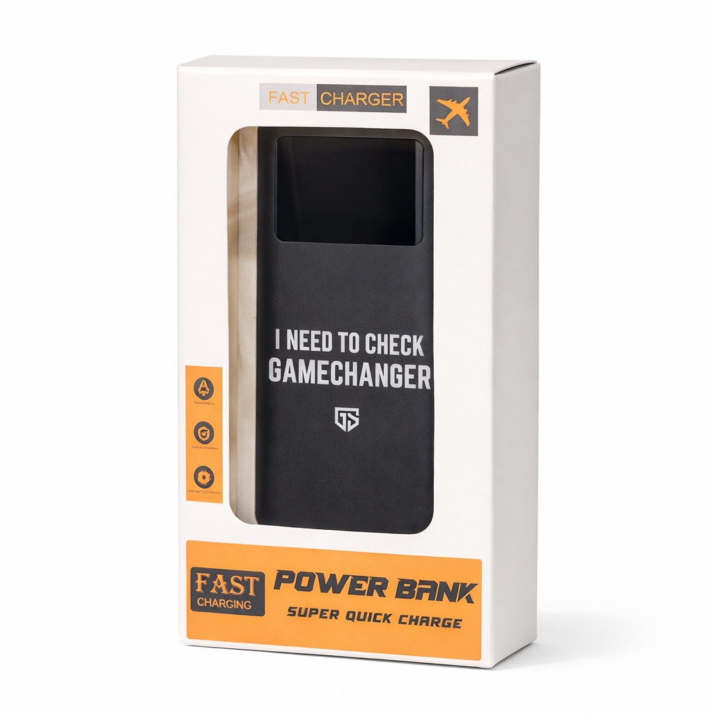 I Need to Check GameChanger Power Bank - 10,000mAh Fast Charger