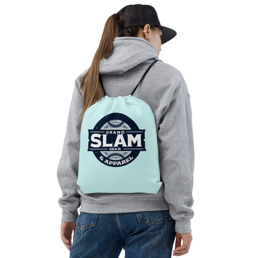 Grand Slam Gear Vibrant Drawstring Bag Blue - Sporty Style Meets Functionality