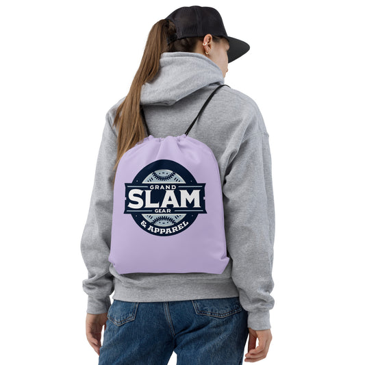 Grand Slam Gear Vibrant Drawstring Bag Lilac - Sporty Style Meets Functionality