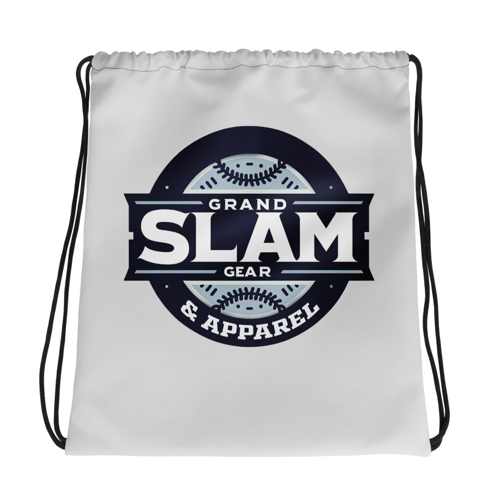 Grand Slam Gear Vibrant Drawstring Bag Grey - Sporty Style Meets Functionality