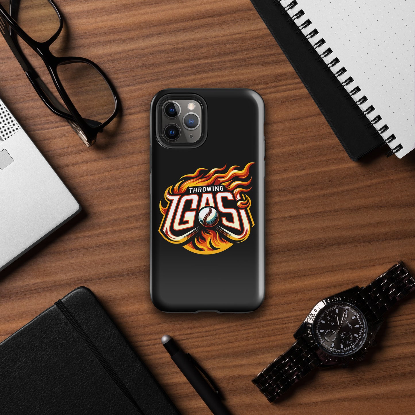 "Throwing Gas" Heavy Duty Phone Case for iPhone®