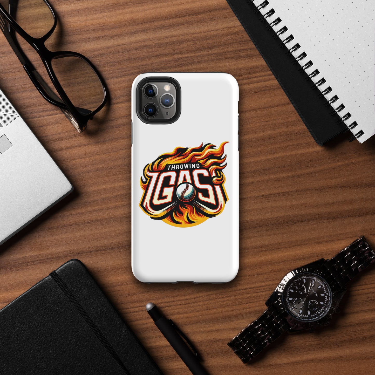 "Throwing Gas" Heavy Duty Phone Case for iPhone®