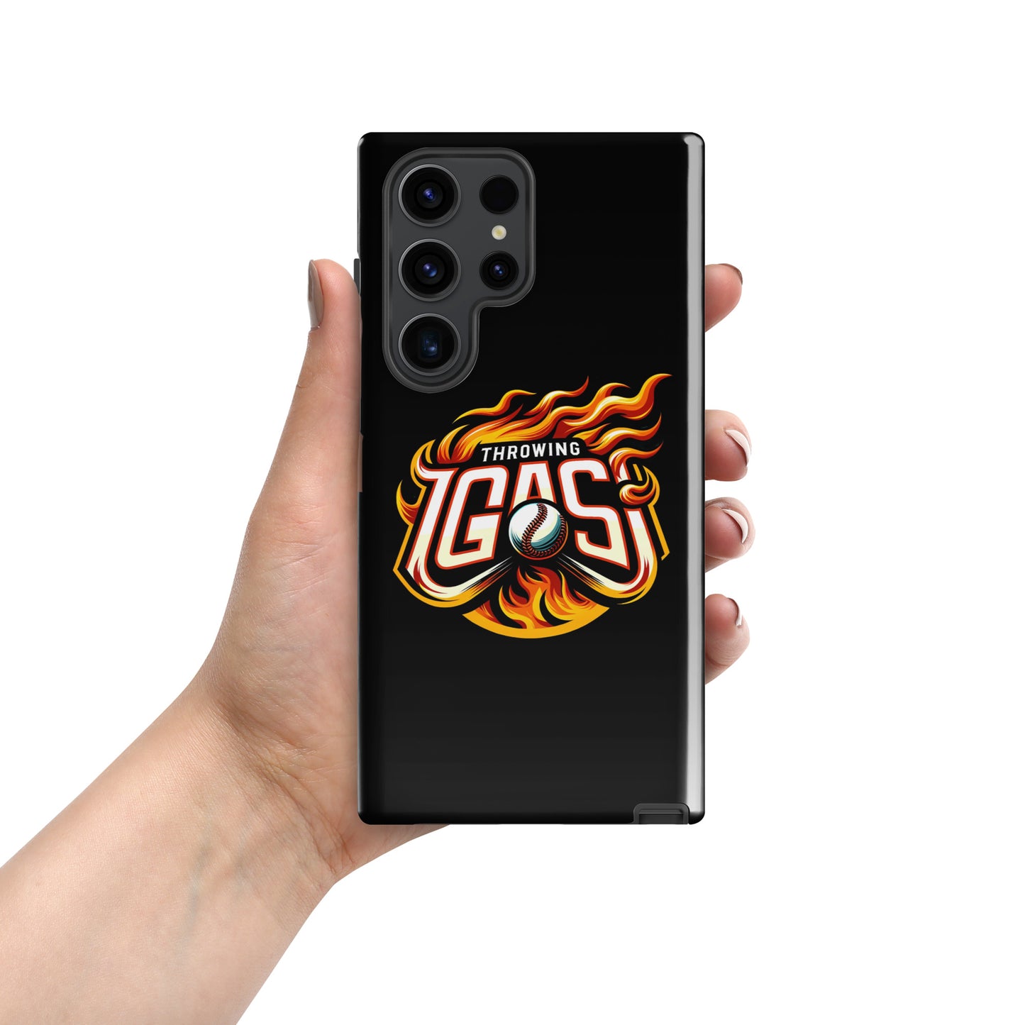 "Throwing Gas" Heavy Duty Phone Case for Samsung®