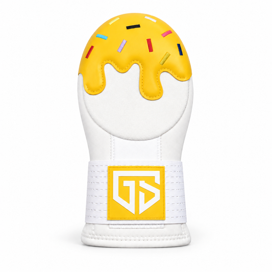 Yellow Dripz Youth Sliding Mitt